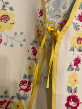 Load image into Gallery viewer, MCM Vintage Tablecloth Rose Print Vest Sleeveless Mid-Century Modern