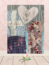Load image into Gallery viewer, 1930s Historic Patchwork Feed Sack Signed Quilt Square Menswear Duster Oversized