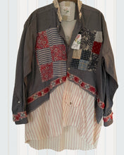 Load image into Gallery viewer, heart alfalfa feed sack jacket shirt