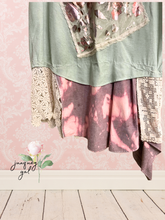Load image into Gallery viewer, Breezy Cool Summery Cover-up Vintage Tablecloth Upcycled Menswear Blouse Duster Oversized