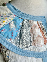 Load image into Gallery viewer, Light Blues Vintage Feed Sack Quilt Barn Coat Jacket - Fits up to Large to XL