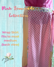 Load image into Gallery viewer, Sunshine cover-up wrap skirt bright summer with bright vintage sheets textiles asymmetric hemline fits to medium