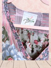 Load image into Gallery viewer, Breezy Cool Summery Cover-up Vintage Tablecloth Upcycled Menswear Duster Shirt Oversized