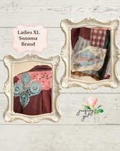 Load image into Gallery viewer, Lightweight Grunge Feed Sack Barn Jacket Upcycled Shirt