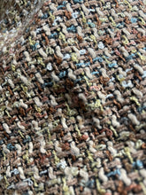 Load image into Gallery viewer, Upcycled Bouclé Barkcloth Patchwork Tweed Jacket - Size Large