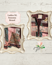 Load image into Gallery viewer, Lightweight Grunge Feed Sack Barn Jacket Upcycled Shirt