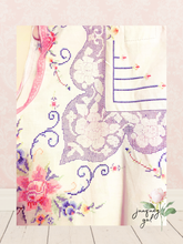 Load image into Gallery viewer, Hand Embroidery Delicate 1940's Tablecloth Vintage Charm Cottagecore Rose Boutique Vest