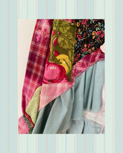 Load image into Gallery viewer, king bee bright pink feed sack Duster