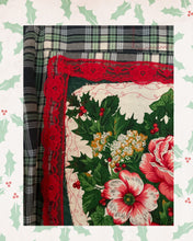 Load image into Gallery viewer, Bright Bouquet of Christmas Holiday Long Oversized Duster Shirt