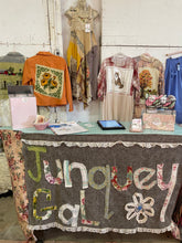 Load image into Gallery viewer, Bucolic Barn Scene Needlepoint Distressed - Shacket Jacket Shirt