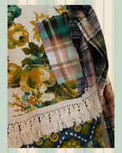 Load image into Gallery viewer, lawn seed kantha flannel duster jacket shirt