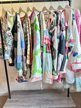 Load image into Gallery viewer, Hand Stitched Hearts & Floral Applique Short Wrap Quilt Jacket - Fits Oversized Plus to 5X