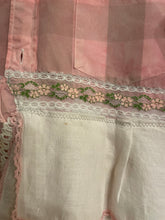 Load image into Gallery viewer, Linen Tree Scenic Vintage Dusty Pink Buffalo Check Upcycled Menswear Blouse Shirt