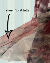 Load image into Gallery viewer, Butterfly Ivy Kittens & Tulle Flannel Smaller Duster Shirt