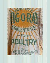 Load image into Gallery viewer, farm girl yellow ticking stripe poultry feed sack oversized duster