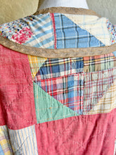 Load image into Gallery viewer, Vintage Feed Sack Quilt Barn Coat Jacket - Fits up to Large to XL