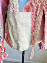 Load image into Gallery viewer, Vintage Feed Sack Quilt Barn Coat Jacket - Fits up to Large to XL