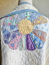 Load image into Gallery viewer, Light Blues Vintage Feed Sack Quilt Barn Coat Jacket - Fits up to Large to XL