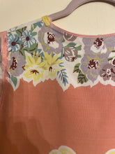 Load image into Gallery viewer, Peach 1950's MCM Vintage Tablecloth Yellow Sewing Notions Vest