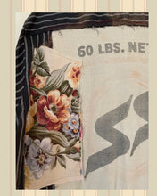 Load image into Gallery viewer, clover seed sack &amp; cat flannel feed bag duster shirt
