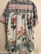 Load image into Gallery viewer, Pink Rose Breezy Cool Plaid Cotton Duster Oversized
