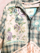 Load image into Gallery viewer, Pink Rose Breezy Cool Plaid Cotton Duster Oversized
