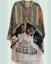 Load image into Gallery viewer, drapery vintage brocade duster
