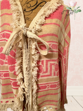 Load image into Gallery viewer, Cotton Blanket Sweater Quilt Coat Jacket - Fits to Large

