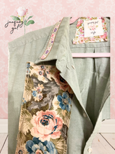 Load image into Gallery viewer, Breezy Cool Summery Cover-up Vintage Tablecloth Upcycled Menswear Blouse Duster Oversized
