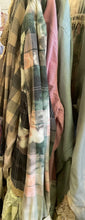 Load image into Gallery viewer, verdant scenic upcycled vintage flannel shirt - duster

