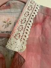 Load image into Gallery viewer, Linen Tree Scenic Vintage Dusty Pink Buffalo Check Upcycled Menswear Blouse Shirt
