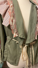 Load image into Gallery viewer, Artichoke Tablescape Slouchy Army Drab Green Jacket
