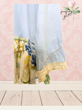 Load image into Gallery viewer, Vintage Holly Hobby Tunic Vintage Sheets Oversized Shirt Linen Upcycled Crochet Lace Cottagecore

