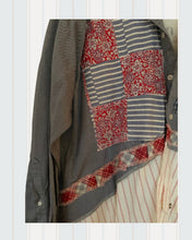 Load image into Gallery viewer, heart alfalfa feed sack jacket shirt
