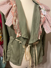 Load image into Gallery viewer, Artichoke Tablescape Slouchy Army Drab Green Jacket
