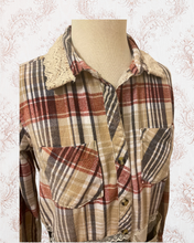Load image into Gallery viewer, Bunny Buffalo Check Flannel Duster Shirt
