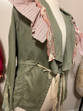 Load image into Gallery viewer, Artichoke Tablescape Slouchy Army Drab Green Jacket
