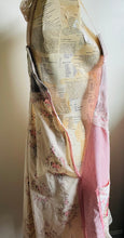 Load image into Gallery viewer, Pale Pink Shabby Chic Ralph Lauren Sheet Upcycle Apron - Smock
