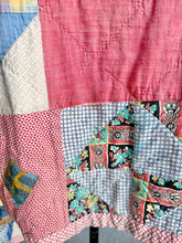 Load image into Gallery viewer, Vintage Feed Sack Quilt Barn Coat Jacket - Fits up to Large to XL
