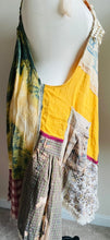 Load image into Gallery viewer, Golden Rod &amp; Grass Vintage Feedsack Smock
