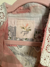 Load image into Gallery viewer, Linen Tree Scenic Vintage Dusty Pink Buffalo Check Upcycled Menswear Blouse Shirt
