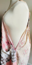 Load image into Gallery viewer, Pale Pink Shabby Chic Ralph Lauren Sheet Upcycle Apron - Smock
