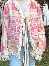 Load image into Gallery viewer, Cotton Blanket Sweater Quilt Coat Jacket - Fits to Large
