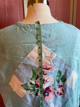 Load image into Gallery viewer, tie dyed linen vintage floral tunic | oversized shirt *Fits Up to Plus*
