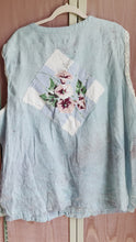 Load and play video in Gallery viewer, tie dyed linen vintage floral tunic | oversized shirt *Fits Up to Plus*
